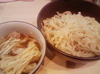 「つけ麺（昆布醤油味）」@小麦と肉 桃の木の写真