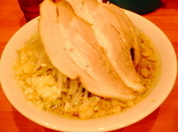 「豚増し 野菜多目 ニンニク」@ラーメン 麺処 なるとの写真