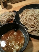 「醤油つけ麺 + 野菜トッピング」@つけ麺 なかむらの写真