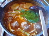 「イタリアンめんちゃんこ 861円」@めんちゃんこ亭 箱崎店の写真