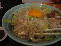 「あえそば+辛玉」@麺や あかつきの写真