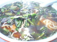 「ニラそば（￥500）」@やよい食堂の写真