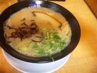 「いけ麺+ミニぶた丼のBセット」@とんこつラーメン いけ麺の写真