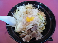 「まぜそばミドル（全マシ）」@継承 あっ晴れ 大府店の写真