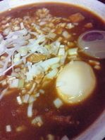 「カレー麺」@二代目めん家 味味の写真