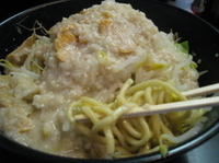 「身体に悪い油そば」@立教通りのにぼきゅうの写真