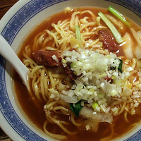 「浪速そば650円」@四川担担麺 阿吽 湯島店の写真