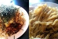 「汁なし+こげ玉+チーズ」@自家製麺 キリンジの写真