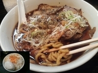 「焼豚ソバ・並+仕上げ」@焼豚ソバ 黒ナベの写真