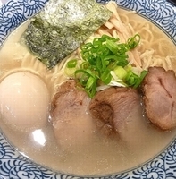 「潮そば大盛り（味付玉子トッピング）」@麺匠 呉屋の写真