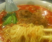 「カレー坦々麺（辛口） 750円」@桃天花の写真