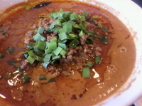 「四川坦坦麺714円+半チャーハン300円=1014円」@百香亭 牛久店の写真