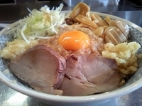 「油そば（やさい少なめ、あぶら、にんにくマシマシ） ￥850」@らーめん大 大久保店の写真