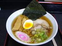 「特製中華そば しょうゆ味」@手打ちめん処 中華そば かりん亭の写真