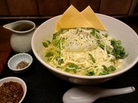「マヨチーズそば 700円（通常麺）」@丸直の写真