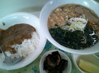 「ラーメン&カレー丼」@大五郎の写真