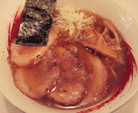 「ひらご煮干しらーめんチャーシュー入り+半ライス 【900円+サー」@麺や 桜木の写真