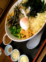 「油そば（極太麺）（650円）」@丸直の写真