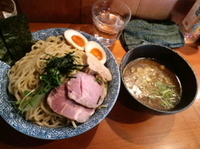 「特製つけ麺（魚介/特盛）+濃厚豚骨魚介ラーメン」@麺処 ほん田の写真
