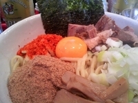 「辛まぜそば 大盛 ビール おつまみ」@麺家 一鶴の写真