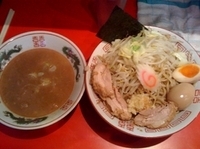 「豚つけ麺・味玉」@用心棒の写真