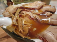 「ちゃあしゅうめん（大盛）+半ライス」@中華そば 橙屋の写真