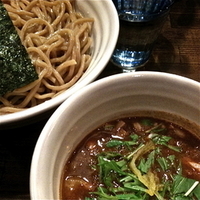 「ベジポタ辛つけ麺（￥850）極太胚芽麺・麺大盛（￥0）」@つけ麺 えん寺 吉祥寺総本店の写真
