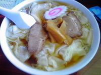 「ワンタンメン+大盛」@やまや食堂の写真