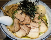 「煮干と山葵の和え麺（’中盛+味玉+チャーシュー）」@麺屋 利休の写真
