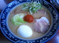 「味噌らーめん+味玉（900円）」@山形味噌らーめん 月山の写真