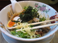 「油そば」@支那そば屋 蘭丸の写真