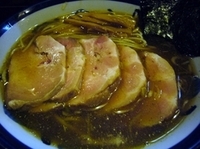 「豚煮干し醤油・小（650円）+チャーシュー増（300円）+ご飯（」@つけ麺 目黒屋の写真