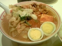 「蒙古タンメン+麺大盛+野菜大盛（だったかな?）」@蒙古タンメン 中本 新宿店の写真