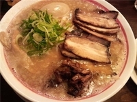 「こってり濃味噌+がっつりチャーシュー+とろ～り味玉+餃子」@ばり嗎 東松山店の写真