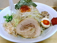 「汁なしまぜそば￥650+麺大盛り￥110」@麺処 ぼたん 栃木店の写真