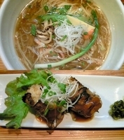 「TERA+肉巻きおにぎり」@○麺堂の写真