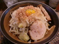 「男のまぜそば（800円）」@らーめん 瞠 恵比寿店の写真