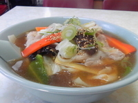 「肉ソバ（850円）」@来々軒の写真