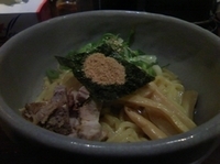 「魚介まぜそば ￥680」@三代目 ◯助 MARUSUKEの写真