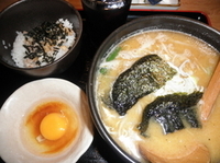 「濃厚味噌セット[小丼、飲み物付] 「950円」」@会津ラーメン 和の写真