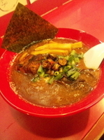 「焦がし醤油+ビール」@笑堂の写真