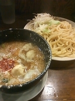 「特我流つけそば（多め・ヤサイ）」@麺 池谷精肉店の写真