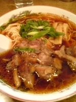 「かしわそば」@中華そば 坂本 新横浜ラーメン博物館店の写真