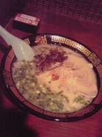 「ラーメン+きくらげ」@一蘭 道頓堀店本館の写真