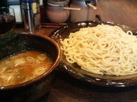 「しょうゆつけ麺（大盛）」@つけ麺隅田 西新橋店の写真