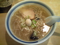 「塩らーめん650円」@エビス軒の写真