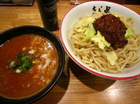 「濃厚トマトつけめん 豚肉の赤ワイン煮のせ（900円）」@きら星の写真