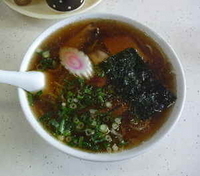 「ラーメン（450円）」@○金 源道寺分店の写真