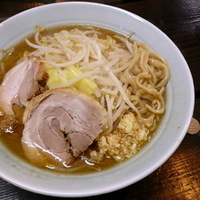 「らーめん（小） 100円（オープン記念サービス価格）」@ラーメンかじろうの写真