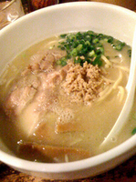 「白鶏らーめん（780円）」@鶏の穴の写真